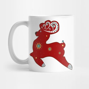 Santa's reindeer Mug